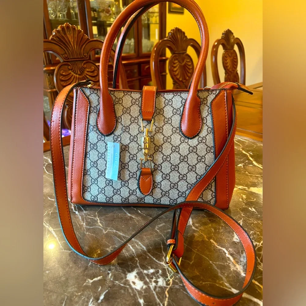 NWT Cognac Purse - Picture 1 of 3